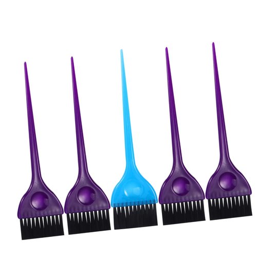 BIUDECO 5pcs Hair Dye Brush Hair Coloring Tools Hair Dying Tools Salon Hair Coloring Kit Hair Salon Dye Brush Set Coloring Applicator Brushes Hair Coloring Comb