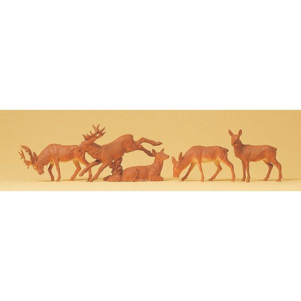 Preiser 14179 Deer Package(5) HO Model Figure