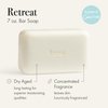 LAFCO New York Bar Soap, Retreat - 7 oz - Ultra-Hydrating, Natural Formula - All Skin Types - Made in Europe