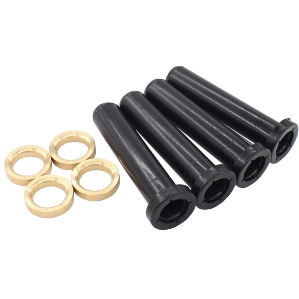 MOTOKU Pack of 4 Front Suspension Control A-Arm Long Bushing with Spacer for Polaris Trailblazer 250 ATV 4x4 6x6 Magnum 425