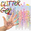 Mermaid 16 Piece Glitter Pen Body Art Set, Mermaid Themed, Glittery and Bright Colors, Ages 3+, by Townley Girl