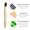 Virgin Forest Bamboo Toothbrushes, Eco-Friendly Soft Bristles Toothbrush, Biodegradable Wood Toothbrush Set of 6
