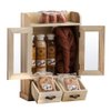 Brubaker Cosmetics 10 Pcs Beauty Gift Set Women Wooden Cabinet Coconut
