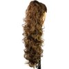 S-ssoy 31"(78cm) Women's Curly Pony Tail Hair Piece Synthetic Claw Clip Ponytail Wavy Long Curled in Hair Extension Extensions Long/Voluminous Wig Hairpieces for Women Girls Lady,12#