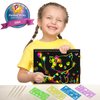 ZMLM Scratch Paper Art Craft Gift: 2 Pack Rainbow Scratch Art Set for Kids Drawing Coloring Craft Black Magic Art Supplies Kits for Girls Boys Birthday Party Favor Easter Christmas Craft Toys