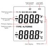 Digital K Type Thermometer 2 Channel K/J/T/E/R/S/N Type Thermocouple Thermometer Temperature Meter HVAC Meter with Backlight LCD Display