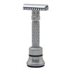 Pearl Flexi Open Comb Adjustable Safety Razor - Reusable Metal Razor made of 100% Brass Metal | Adjustable from 1 to 6| Eco Friendly DE Razor | Men's Safety Shaving Razor for Fathers Day Gift