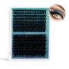 Lash Clusters DIY EyeLash Extension Kit: 320PCS Individual 0.07 D Curl 8-18MIX 50D Cluster Lashes Extension Kit with Applicator Lash Bond&Seal Glue Remover for Eyelash Extensions Beginners