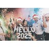 Hello 2025 Balloons, 16 Inch Silver Hello 2025 Balloons,Hello 2025 Silver Balloons for New Year Eve Party Supplies 2025, New Years Decorations 2025, Christmas Decorations
