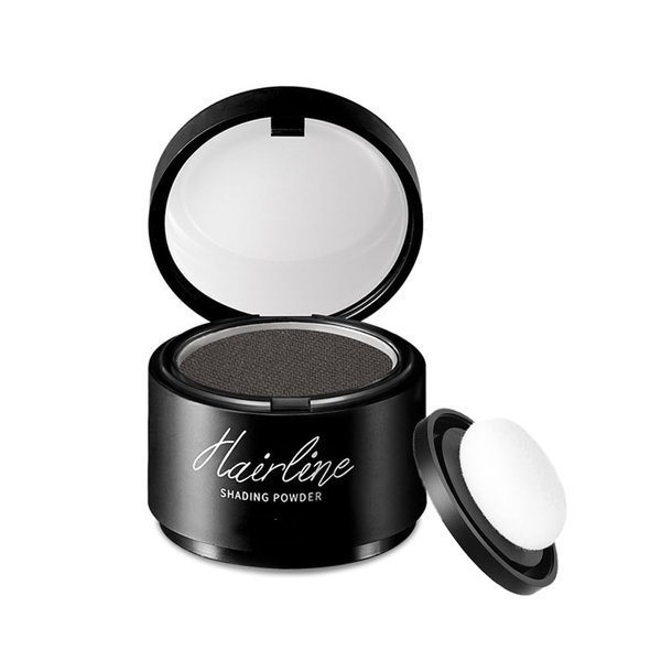Adurello Hairline Powder Root Touch Up Powder Hairline Shadow Concealer Waterproof Instantly Cover Up Hair Color, Thinning Hair Coverage (Dark brown)