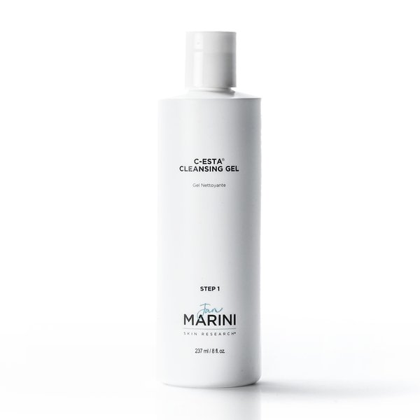 Jan Marini Skin Research C-ESTA Cleansing Gel - Daily Facial Cleanser with Vitamin C - Skincare Face Wash for Oily, Dry & Combo Skin - Gel Face Cleanser - 8 fl oz