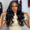 MENTOR Glueless Wigs Human Hair Wear and Go Glueless Wig for Beginner Pre Plucked Pre Cut Lace Front Wigs Body Wave 6x4 HD Lace Closure Wig Human Hair for Black Women 200% Density 20 inch