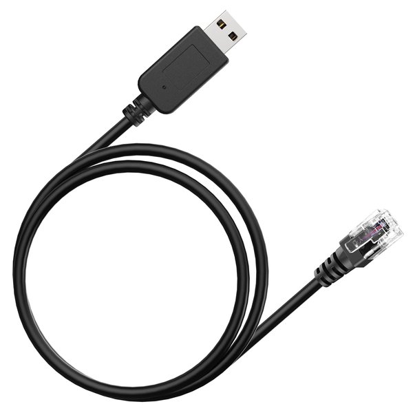 Plozoe Radar Detector Cord, USB to RJ11 Cable,RJ11 Plug Power Cable,for Escort Uniden Radenso XP Beltronics Cobra Whistler Radar Detector,Replacement Power Cable for Radar Detectors (RJ11-6.56ft)