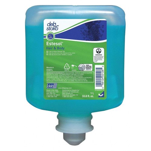 DEB HAB1L - Shampoo and Body Wash 1000mL Gel PK6