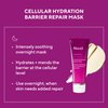Murad Cellular Hydration Barrier Repair Mask - Hydrating Face Mask, Formulated with Bilberry Omegas, Hibiscus Extract, and Canadian Willowherb, Visibily Repairs Dry, Red, and Rough Skin - 2.7 Fl Oz