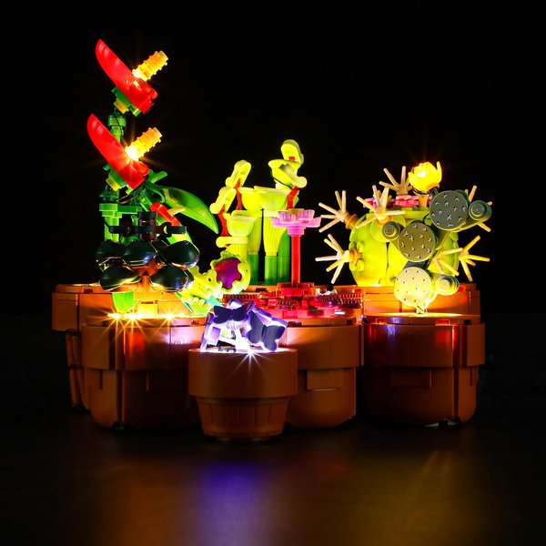 ManKiaPro LED Light Lighting Kit for Lego 10329 Icons Tiny Plants Building Blocks Model(Lights Only, No Lego Set)