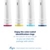Alayna Replacement Toothbrush Heads for Oral B Braun Electric Toothbrushes - 16 Assorted Brush Head Refills Compatible w/OralB (4) Cross Clean, Floss, Precision, Sensitive (Fits Most Oral-B Bases)