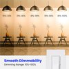 Feit Electric LED Clear A19 Medium Base Light Bulb - 60W Equivalent - 15 Year Life - 810 Lumen - 2700K Soft White - Dimmable | 4-Pack