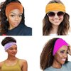 SEVENHEAD Headbands for Women, Purple Non Slip Hair Wrap Yoga Elastic Hair Bands Workout Running Sport Wide-Side Sweat-Absorbing and Anti-Perspiration for Girls