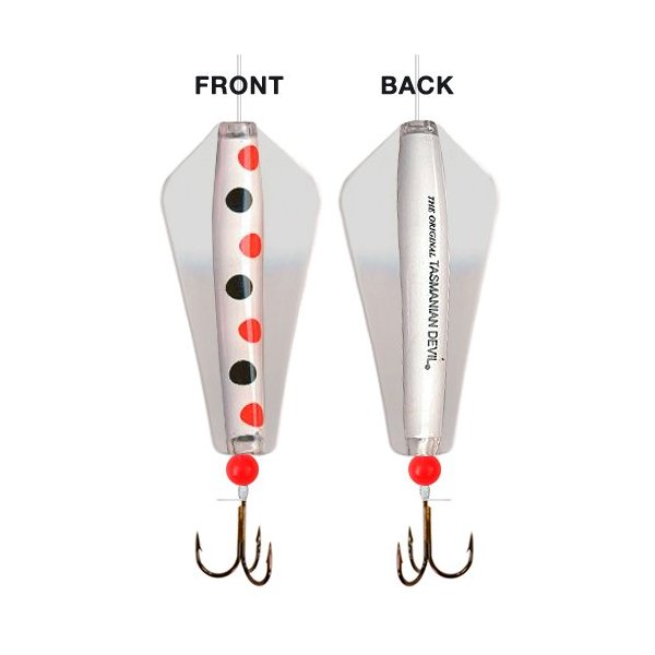 Tom's Taz Lures 004 Clown - 13.5 gram Tasmanian Devil Fishing Lure
