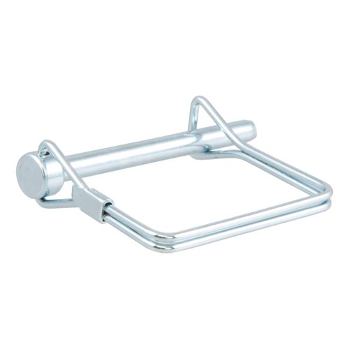 CURT 25081 Trailer Coupler Pin, 1/4-Inch Diameter x 2-3/4-Inch Long, Clear ZINC
