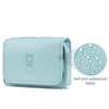 Narwey Hanging Toiletry Bag for Women Travel Makeup Bag Organizer Toiletries Bag for Travel Size Cosmetics Essentials Accessories (Sky Blue)