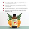 CHILDLIFE ESSENTIALS Liquid Vitamin C for Infants, Toddlers & Kid- Immune Support, All-Natural, Gluten-Free, Allergen Free, Non-GMO, High in Antioxidants - Orange Flavor, 4 Oz Bottle