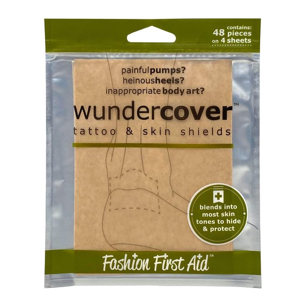 Wundercover 2.0: Tattoo Covers & Blister preventers, 48 pcs to Hide Skin Spots, Medium Beige