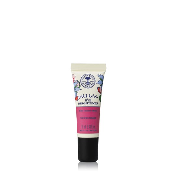 Neal's Yard Remedies Wild Rose Eye Brightener | Eye Cream for Dark Circles and Puffiness with Hyaluronic Acid | Certified Organic Eye Cream | Vegan Eye Cream | 0.34 fl.oz.