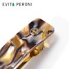 EVITA PERONI Medium Hair Barrettes For Women, French Hair Barrettes Clips for Women Thick Hair, Acetate Metal Clasp Hair Barrettes No Slip