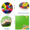 Fottaqqan 25 Color Book Finger Painting Kit Drawing Toys,Album Educational Tool Kit,Washable Children's Supplies for Birthday Kindergarten,Early Learning
