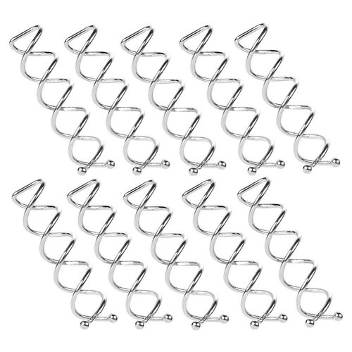 10 Pcs Silver Spiral Hair Pins Twist Screw Hair Pins DIY Hair Style Hair Clip Hair Accessories for Women and Girls