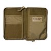 TACTICAL NOTEBOOK COVERS.COM TACSOP Battle Book Cover System for 4x6” Notebooks, with 6 Pleated Pen/Marker Slots, Zippered case (in Coyote Brown)