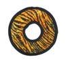 TUFFY - World's Tuffest Soft Dog Toy -MEGA Ring-Squeakers -Multiple Layers. Made Durable, Strong & Tough. Interactive Play (Tug, Toss & Fetch). Machine Washable & Floats (Junior 2 Pack, Tiger)