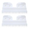 BLUE ELF 18 Teeth Ceramic Replacement Cutter Blades for Most Andis Oster Wahl AG/A5 Clipper