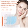 SUNDEER Melting Collagen Film, Highprime Collagen Film For Face, Pure Collagen Films, Soluble Collagen Hydrating Face Mask, Moisturizing, Improve Skin Elasticity, Reduce Fine Lines (2Box)