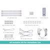 BLACK+DECKER LED Under Cabinet Light Kit, Motion Sensor, Dimmable, Linkable, 3 Color Settings, Tool-Free, for Kitchen, Cabinets and Closets, (3) 9" Bars