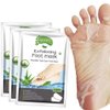 Foot Peel Mask 3 Pack， Exfoliator Peel Off Calluses Dead Skin Callus Remover，Baby Soft Smooth Touch Feet-Men Women (Aloe Vera)