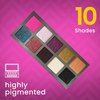Ccolor Cosmetics - Unisex 2, 10-Color Eyeshadow Palette, Matte, Metallic & Shimmer, Highly Pigmented Eye Shadow Makeup,Bright Vibrant Tones, Bright Vibrant Tones