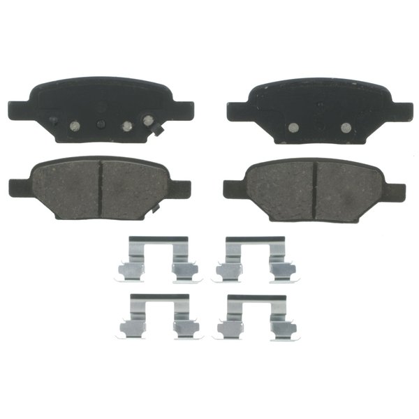 Wagner QuickStop ZD1033A Rear Disc Brake Pad Set for 2012 Chevrolet Malibu