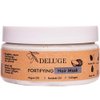 DELUGE - Fortifying Hair Mask with Baobab Oil, Coconut Oil and Olive Oil, Restores, Repairs and Nourishes Dry Damaged Hair- Collagen + ProVitamin B5 -Net Wt. 8 oz
