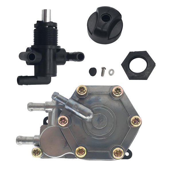 7052161 Fuel Pump & Fuel Tank Valve Petcock Compatible with Polaris ATV Sportsman Magnum 335 400 500 600 700 with Knob Nut 5432559 3085275