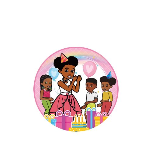 40Pcs Gracies Corner Party Supplies include 20 plates, 20 napkins for Gracies birthday party decoration