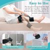 Leg Lifter for After Knee Surgery Thigh Lifter Strap Hip Replacement Recovery Aids Kit Stroke Rehab Bed Bed Pull Up Assist Band Wheelchair Transfer Equipment for Elderly, Handicap (L Size/One Piece)