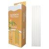 Compostable Bamboo Straws - 100 PCS 7.8'' Biodegradable Eco-Friendly Disposable Drinking Straws - Durable for Hot & Cold Beverages
