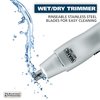 Wahl Men’s Nose Hair Trimmer, for Eyebrows, Neckline, Nose & Ear Hair, Precision Detail Trimming with Interchangeable Heads, Battery Included - Model 5545-400