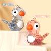 Kids Toys Bird Whistle with Lanyard Fidget Toys Plastic Whistle Party Favors for Kids 4-8 Birthday Gifts (Pink)