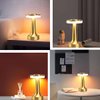Cyrubalkinin Portable LED Table Lamp with Touch Sensor, 3-Levels Brightness, Rechargeable Battery Up to 48 Hours Usage, Night Light for Kids Nursery, Nightstand Lamp, Bedside Lamp (Gold)