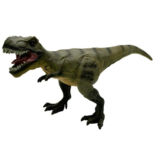 Tyrannosaurus Rex Green Soft Dinosaur Toy Figure for Kids - Realistic Dinosaur with Safe, Soft Material - Educational and Fun Prehistoric Play for Boys and Girls