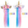 Lorfancy Unicorn Headband for Girls Unicorn Costume Birthday Halloween Party Unicorn Party Supplies Favors(Headband)